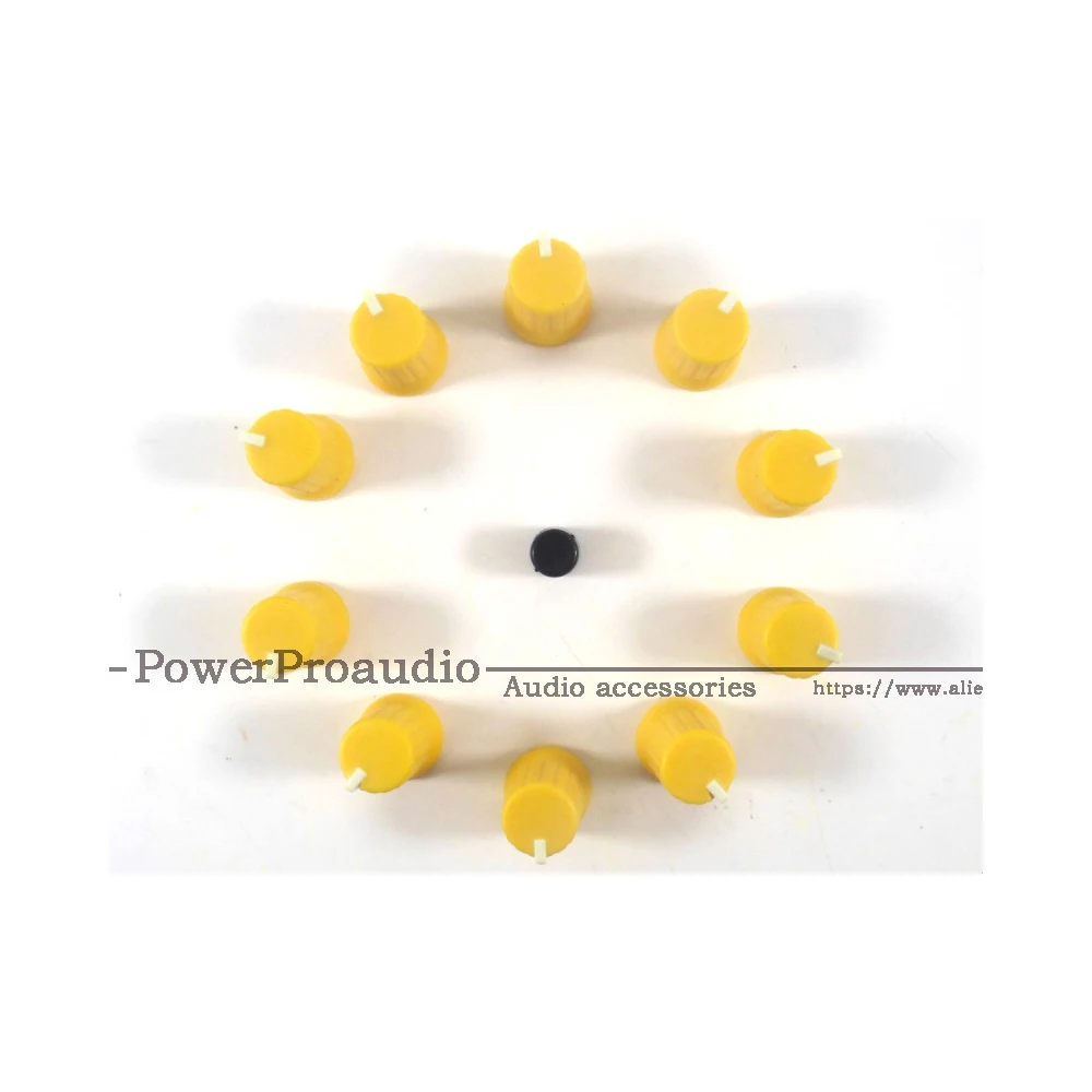 10 Pz Giallo Manopola Di Controllo Rotante Per Pioneer Xdj-Rx R1 Rz Aero Djm-T1 S9 Fai Da Te Dj Colore Giallo
