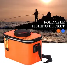 Рыболовное ведро, рыболовные сумки, аксессуары для отдыха на открытом воздухе, складное ведро для хранения в путешествии, удовольствие от кемпинга