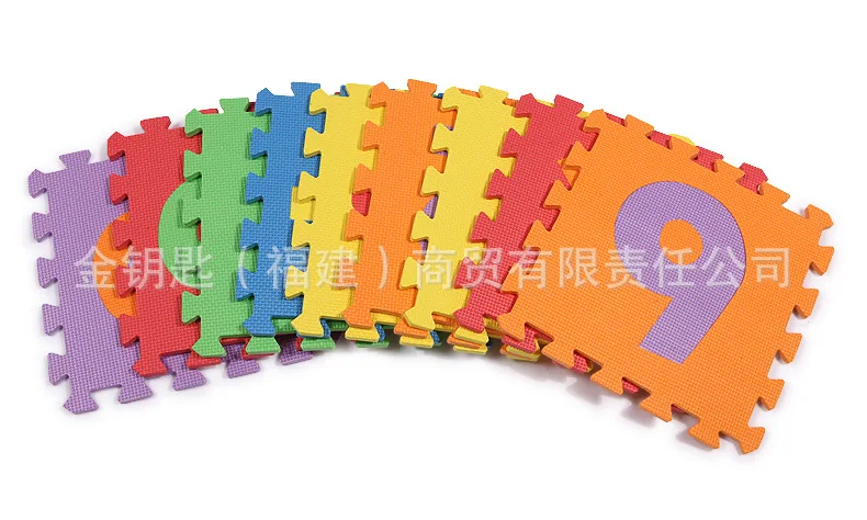 Cross Border for Week Eight Environmentally Friendly with Numbers Computing Foam Floor Pad Children Baby Shatter-resistant Joint