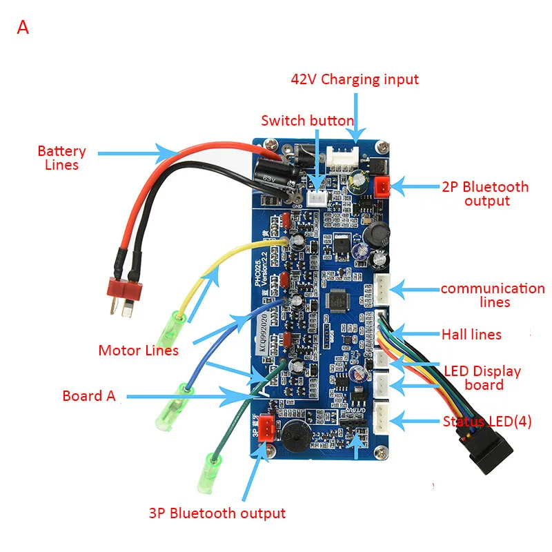 US $34.19 Original Factory DIY 658510 Inch Scooter Motherboard Controller Unit for Self Balance Smart Scooter Hoverboard 36V