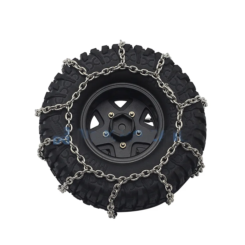 

1/10 Simulation Rock Crawler Decoration 1.9/2.2 Snow Cleat Tire Chain
