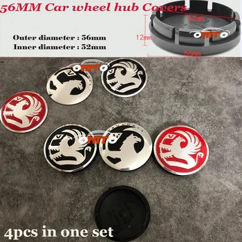 

Car Covers 56MM 2.20INCH For Vauxhall logo badge 4pcs/lot Car Emblem Rims Wheel Hub Center caps label Auto Covers Styling
