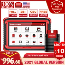 Thinkcar thinktool prós obd2 sistema completo profissional leitor de código scanner diagnóstico programável ecu codificação teste ativo