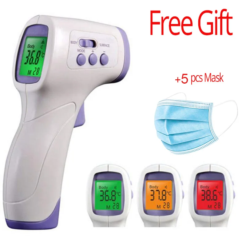 Multifunction Baby / Adult Digital Infrared Thermometer Forehead Body Thermometer Non contact Temperature Measuring Device| | - AliExpress