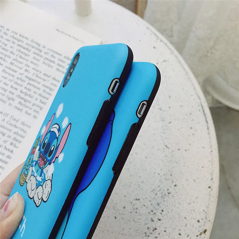 Милый мультяшный спа Ститч чехол для телефона для iPhone 6 6S 7 8 Plus X XS MAX XR 11 Pro MAX чехол s Мягкий IMD силиконовый чехол-накладка