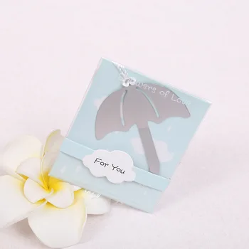 

Umbrella Shaped Bookmark Wedding Baby Shower Baptism Birthdat Party Favor Gift Present