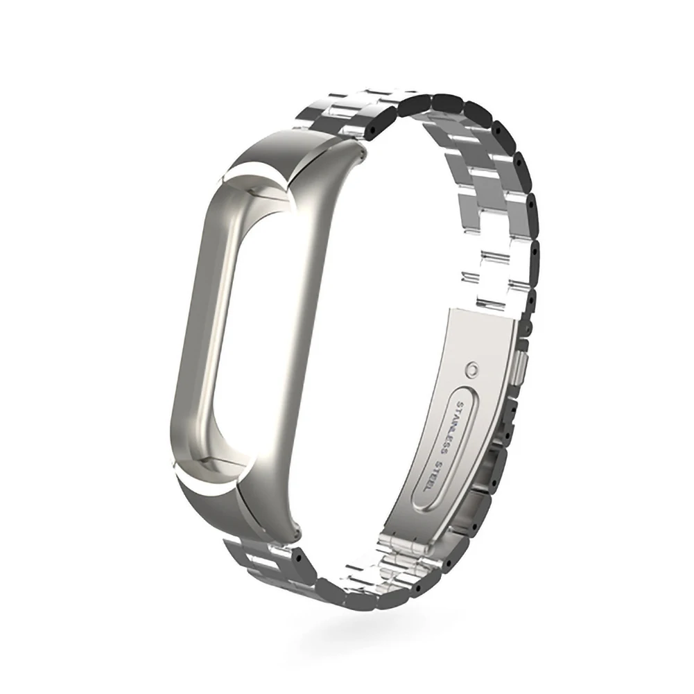 Спортивный сменный металлический ремешок для Mi Band 3 Smart Bracelet