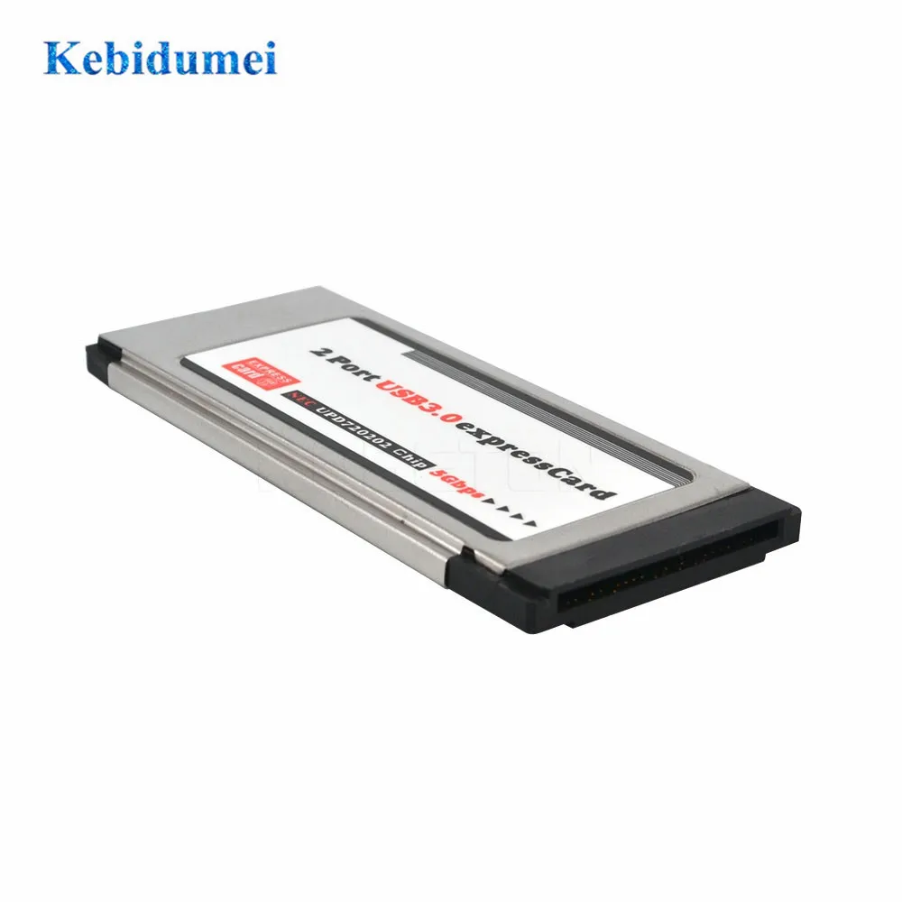 Адаптер Kebidumei PCI Express для карт USB 3 0 E 5 Гбит/с PCMCIA два 2 порта чипсетов NEC разъем 34 мм