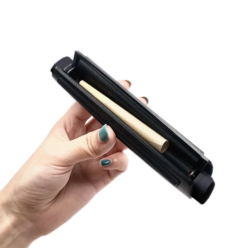 Portable Mini Manual Tobacco Joint Roller Cone Cigarette Rolling Machine for 110mm Smoking Rolling Papers Cigarette Maker DIY