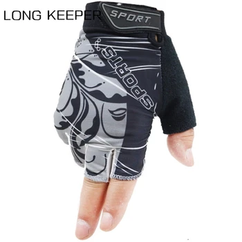 

1 Pair Half Finger Gloves Men Women Outdoor Sport Gloves Fingerless Fitness Mittens Luvas Non-slip Breathable Guantes Mittens