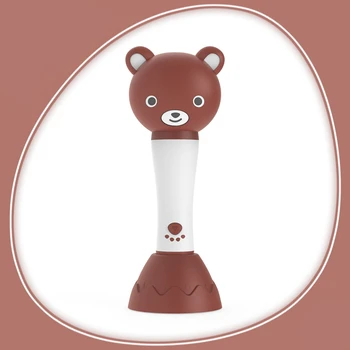 

Panda High Temperature Board Children 3D Printing Pen Cartoon Intelligent Voice Stereo Graffiti Painting Pen Brow EU Plug