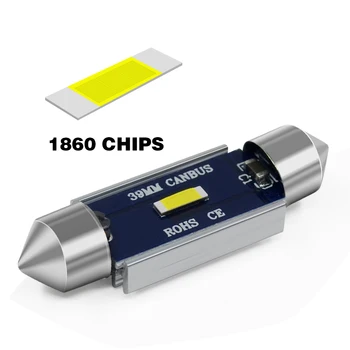 

4 pcs Car Festoon C5W 1860 SMD Bulb canbus 31mm 36mm 39mm 41mm 12V LED Lighting Lamp Interior Dome Reading License Plate Lights