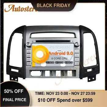 

Car DVD Player DSP Android 9 PX5/PX6 GPS Navigation For Hyundai Santa Fe 2006-2011 Auto Radio Stereo Head Unit Multimedia Player