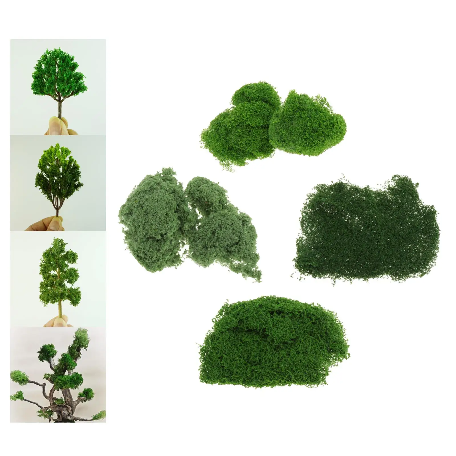 1 PAQUET DE Poudre D'herbe Statique Modèle 10g, Fausse Herbe pour La