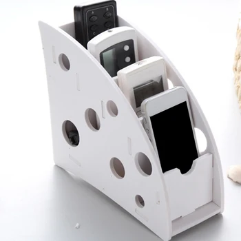

Creative Plastic Wood TV Air Conditioner Remote Control Holder Home Office Sundries Storage Case Desk Organizer Box