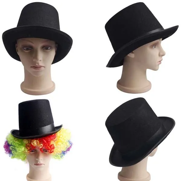 Black Top Hat Magician Hat for Kids 