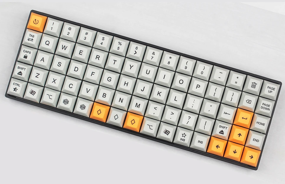teclado ortopédico niu40 xd75 rgb75,