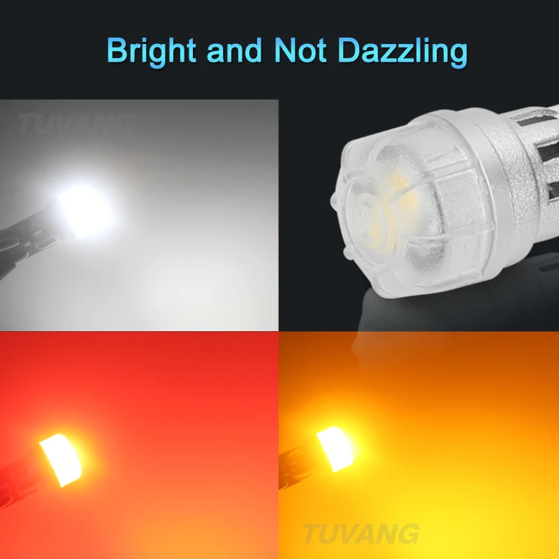 2x T10 194 168 светодиодные лампы w5w Cree чип для автомобиля DRL габаритная подсветка
