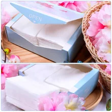 Bing Ju тонкий хлопковый слоеный 200 шт губы глаз лица протирать одноразовые мочалки влажной и сухой двойного назначения