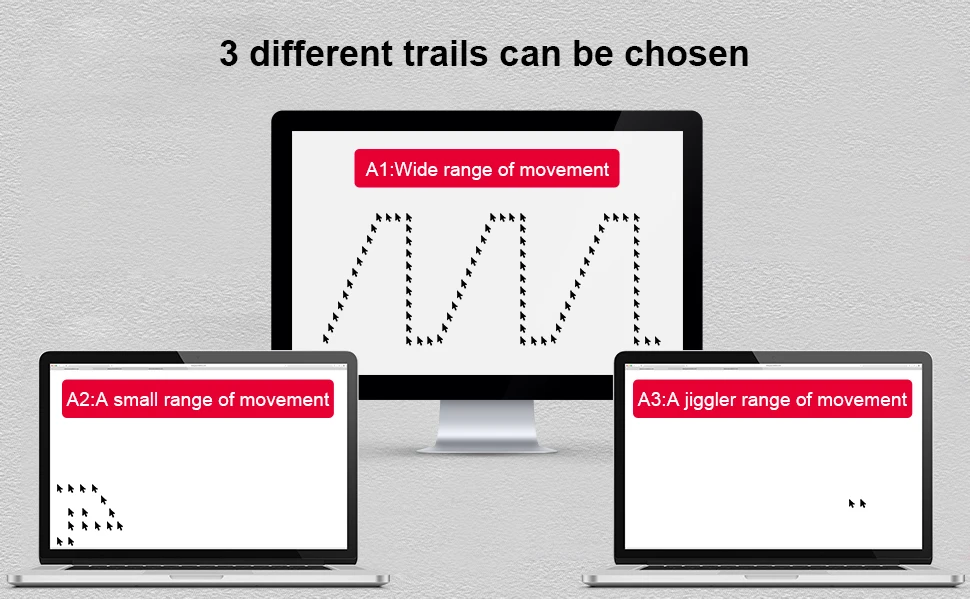 USB Mouse Mover: Prevent Sleep Mode with Multi-Track Simulation Description Image.This Product Can Be Found With The Tag Names Computer Peripherals, Mice Keyboards, Mouse, Mover supports