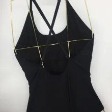 GU05 слитный купальник черные буквы купальники кросс-Бордер эксклюзивный