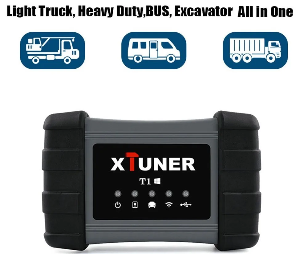 

XTUNER T1 Truck Diagnostic Scanner Heavy Duty Auto Diagnostic Tool Diesel Truck OBD2 Code Reader Engine ABS Airbag DPF
