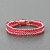 2pcs Tibetan Buddhist Bracelets Multicolor Rope Chain Braided Lucky Thread Handmade Knot Bracelet & Bangle for Women Men Jewelry ► Photo 2/6