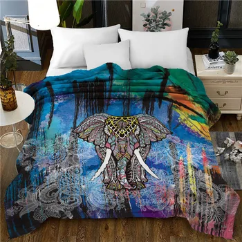 

Lychee 3D Printed Blanket Soft Flannel Bed Sofa Throw Blanket Portable Car Travel Cover Blanket