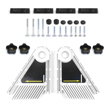 

1 Set Double Featherboard Router Table Saw Fences Miter Gauge Slot Wood Tool Kit