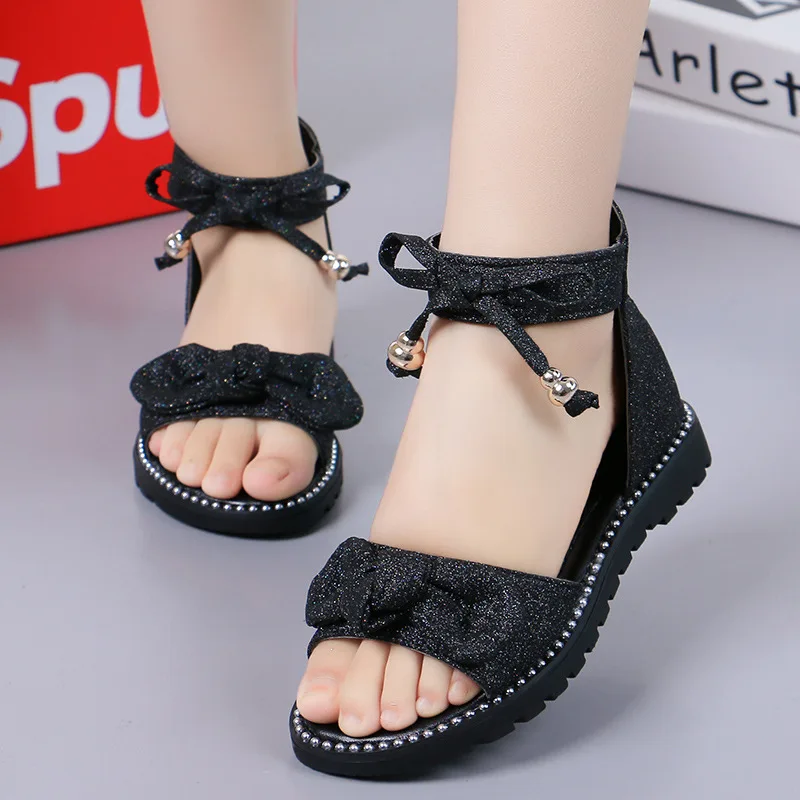 Details about   Girls All-Match Style Bow Leather Flat Princess Shoes Comfortable Hot Sale New