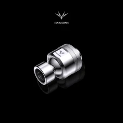 Bykski Granzon – raccord rotatif à 360 degrés G1/4, connecteur rotatif libre, système de refroidissement à eau pour PC, Joint universel noir argent GD X 