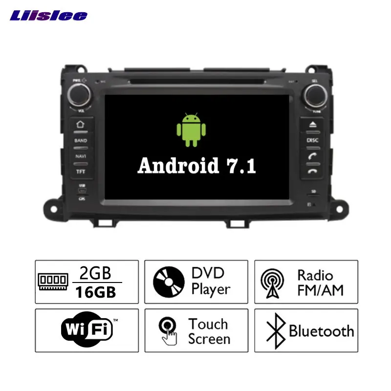 Liislee Android 7 1 2G RAM For Toyota Sienna XL30 Car Radio Audio Video 