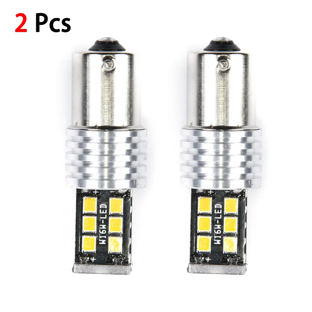 2 шт. Янтарный, оранжевый 1156 P21W 3157 BA15S 15SMD 2835 Автомобильный задний сигнал поворота, тормозной светильник, противотуманная сигнальная лампа заднего хода, парковочные огни