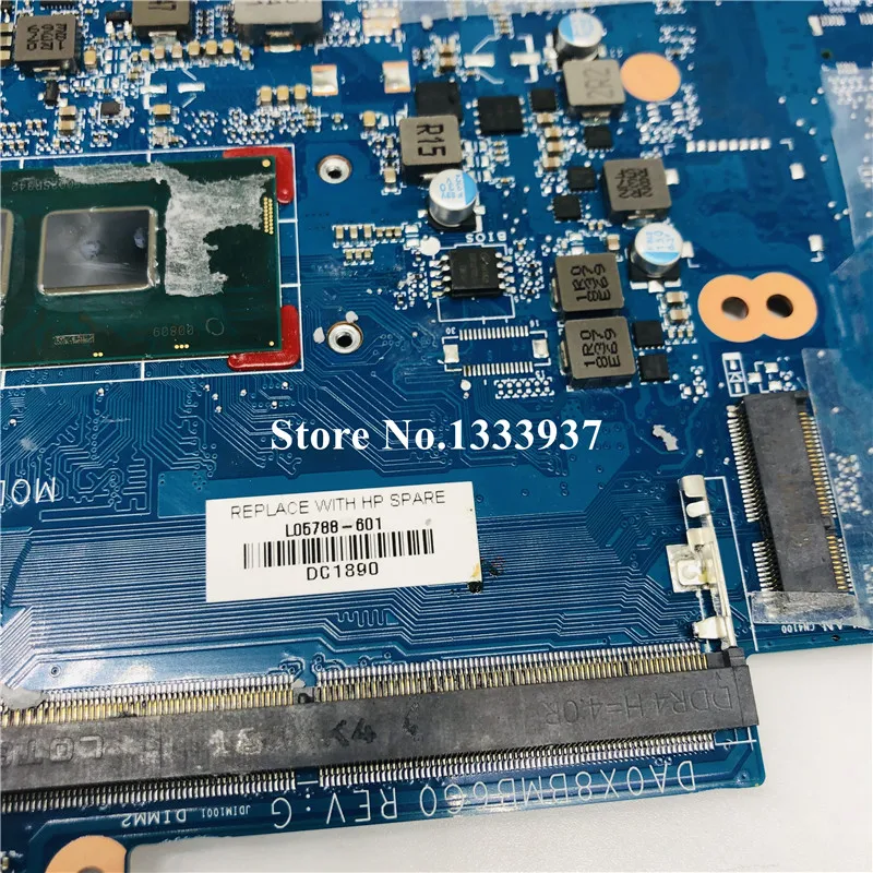 low cost  DA0X8BMB6F0 Mainboard For HP ProBook 430 G5 440 G5 Laptop Motherboard I5-7200U CPU Onboard L05788-6