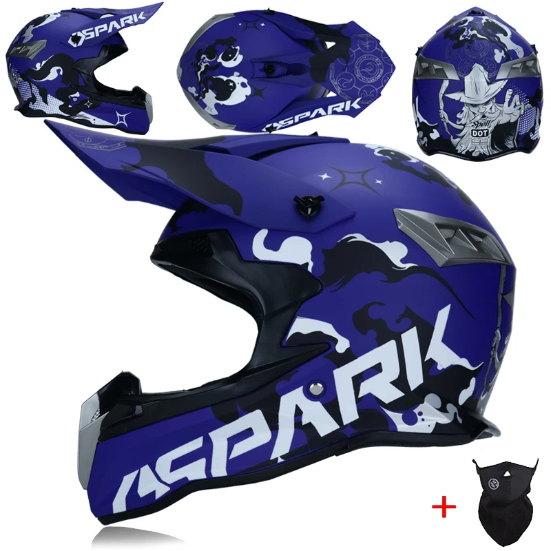 MSUEFKD мотокросса шлем внедорожные шлемы мото cicleta Casco Capacete Байк Шлем - Color: 21