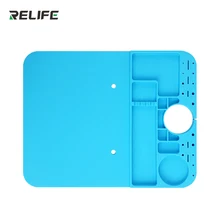 

RELIFE High Insulation Pad Super Silicone Micro Soldering Mat Suit for All B1 Microscope Base RL-004M With Storage Slot