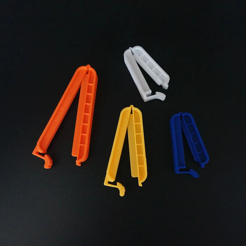 10 шт./упак. 40 мм 60 80 100 пластиковый зажим для диализного пакета|clamping clamp|clamp bagclamp plastic