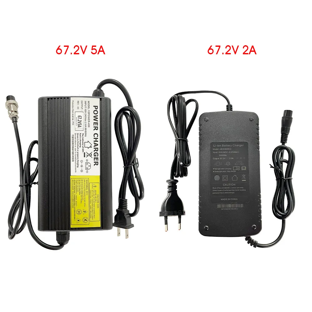 high quality 67.2v lithium battery charger