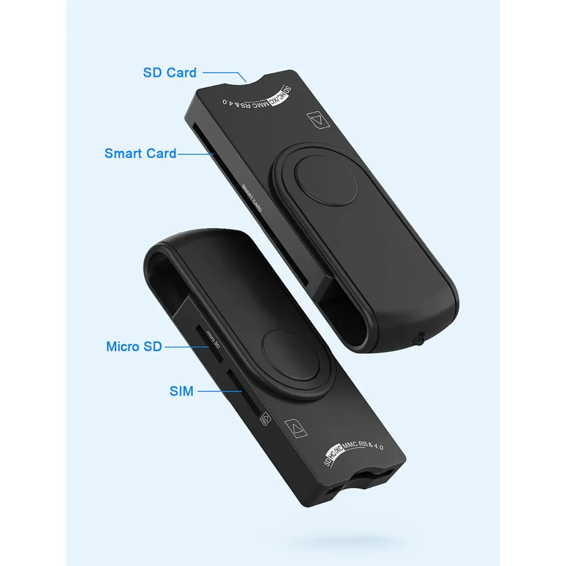 XT XINTE USB 3 0 2 CAC смарт кард ридер Micro SD/TF Память ID банк EMV2 электронный Citizen SIM