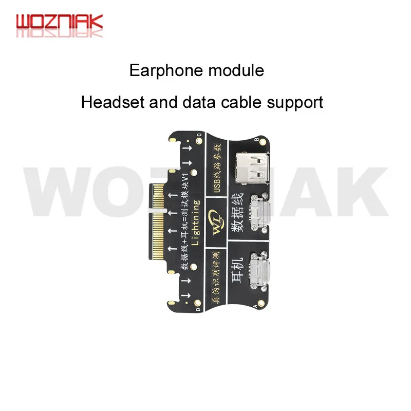 Earphone module WL V6 ЖК-экран цветной программатор для iPhone 11 XR XSMAX XS 8P 8 7P наушники/сенсорный/аккумулятор ремонт хороший как Qianli iCopy - Цвет: Earphone module