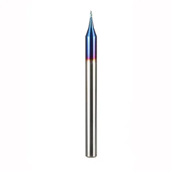 

0.5MM Micro End Mill HRC65 2 Flute Tungsten Carbide Flat Cutter 4mm Shank Tool