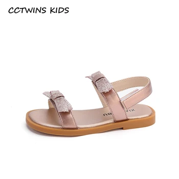 

CCTWINS Kids Shoes 2020 Summer Children Fashion Flat Baby Girls Brand Princess Sandals Toddlers Butterfly Shoes Black PS929