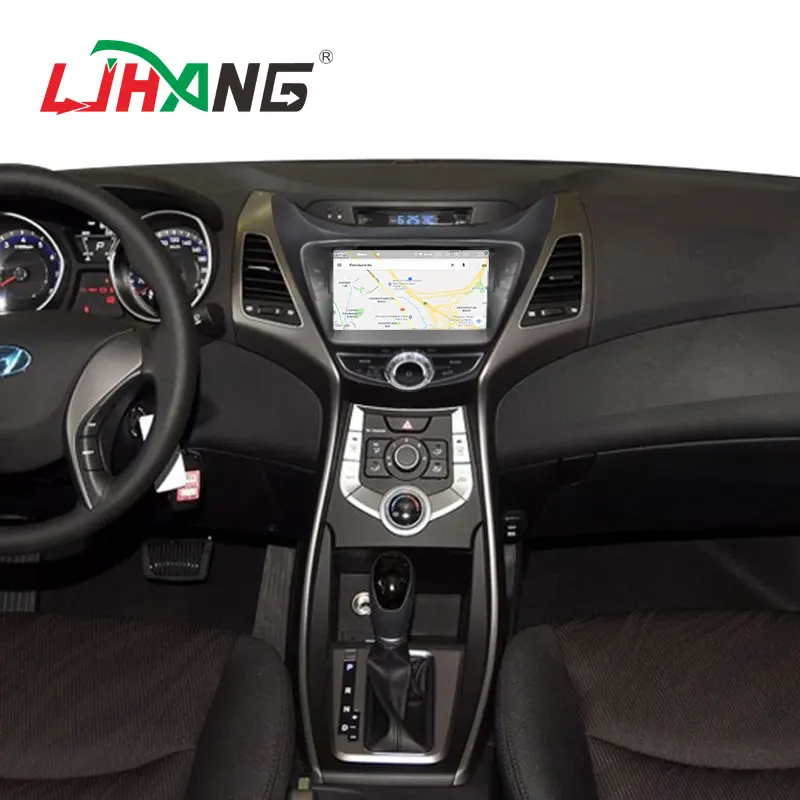 Best LJHANG Android 9.0 Car DVD Player For Hyundai Elantra Avante I35 2010 2011 2012 2013 Car Radio Multimedia Stereo GPS Wifi 8 Core 5