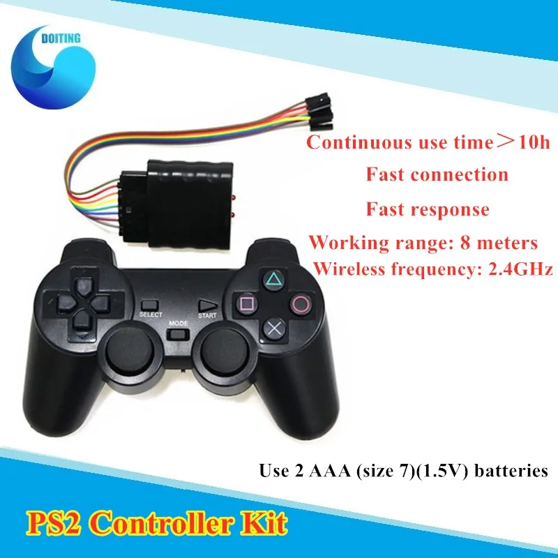 Gamepad Wireless Per Controller Sony Ps2 Vibrazione Shock Joypad Controllo Wireless Per Joystick Console Playstation 2