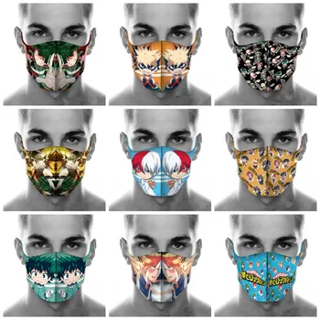 

Anime My Hero Academia Mask Breathable Reusable Anti Pollution Wind Proof Cosplay Accessory-Mask