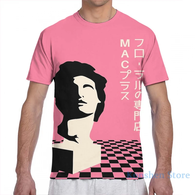 MACINTOSH плюс Цветочная SHOPPE розовая Мужская футболка женская с принтом модная для