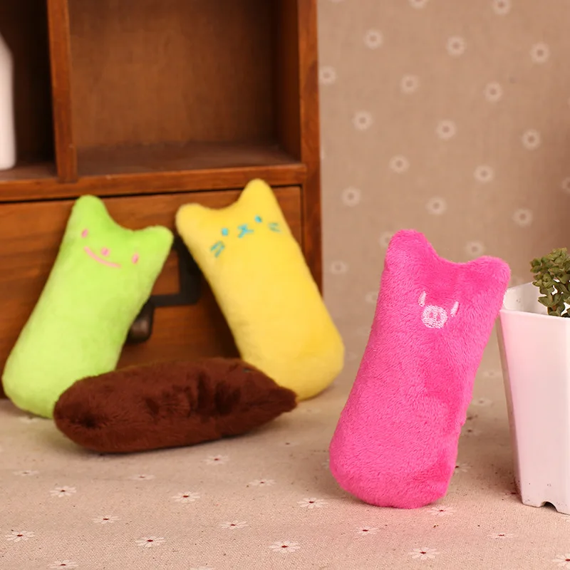 Кошка кошачья мята жевательные игрушки забавные зубы шлифовальный питомец котенок Жевательная вокальная игрушка интерактивная игрушка для кошек когти большой палец укус кошка мята для кошек