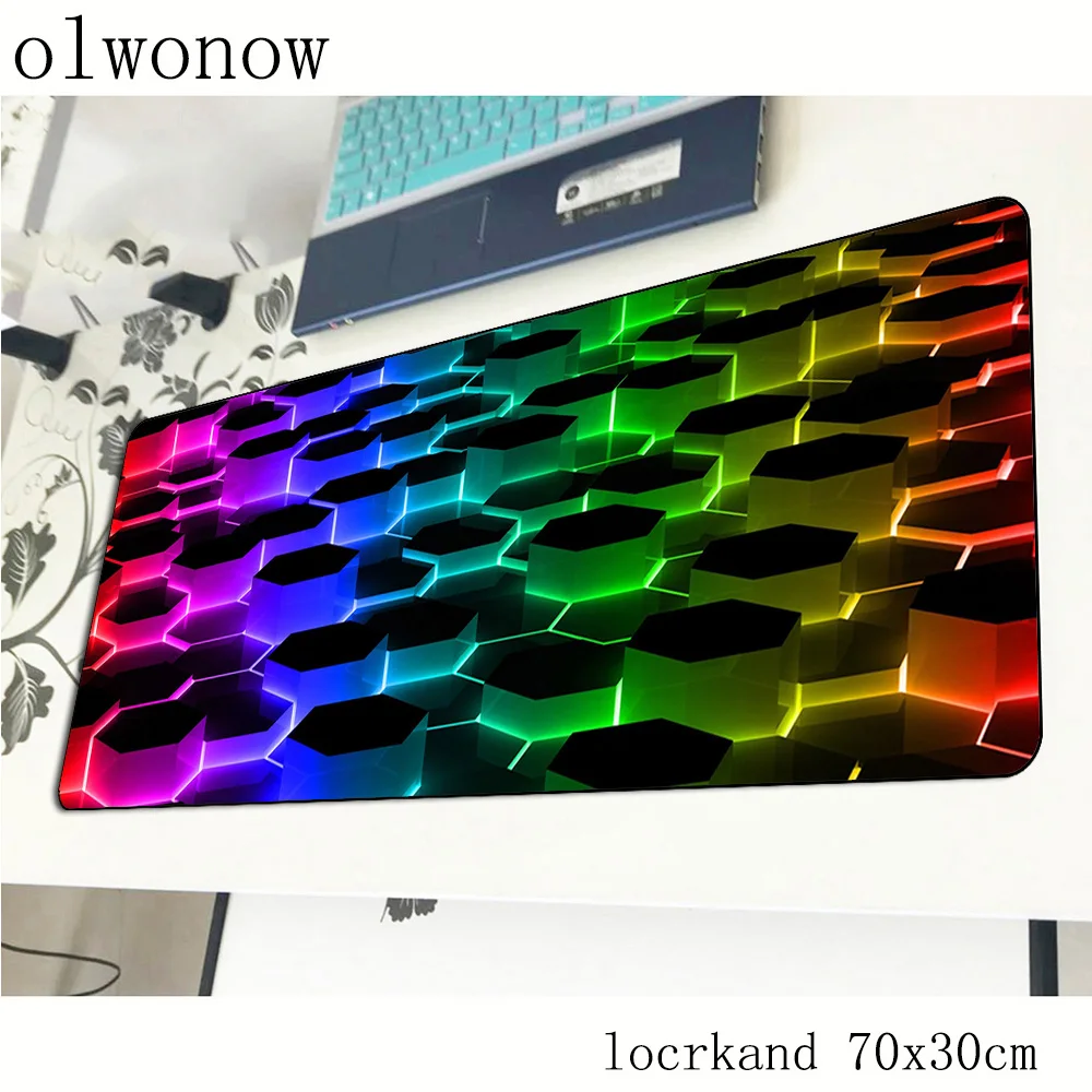 Радужный коврик для мыши, геймер, дешевый коврик для мыши 700x300x2 мм, коврик для мыши, игровой коврик для мыши, большой коврик с HD принтом, коврик для мыши, компьютерный Настольный коврик для мыши