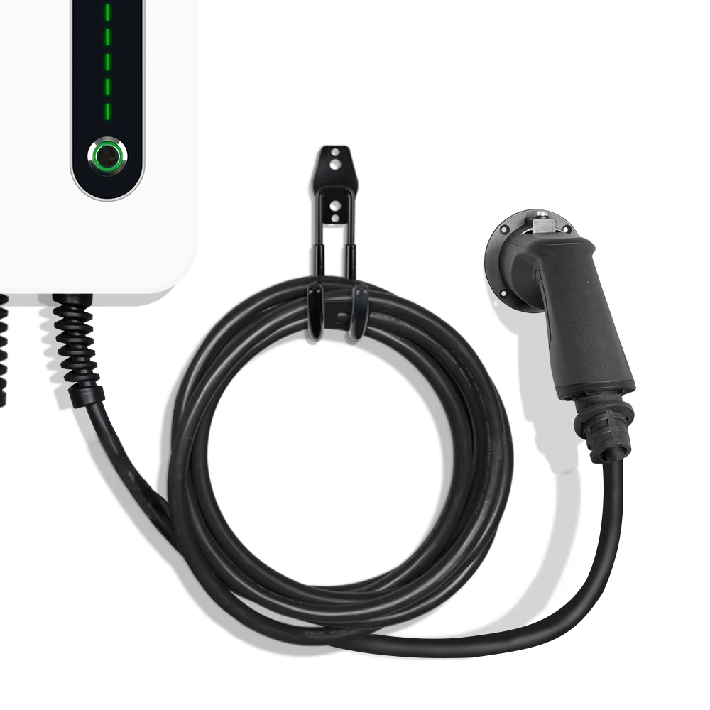 Держатель для зарядного устройства EV кобура и крючок кабеля EVSE дополнительная