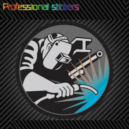 

Welder Logo Sticker Die Cut Vinyl Hardhat Welding Mig Tig Stickers for Car, RV, Laptops, Motorcycles